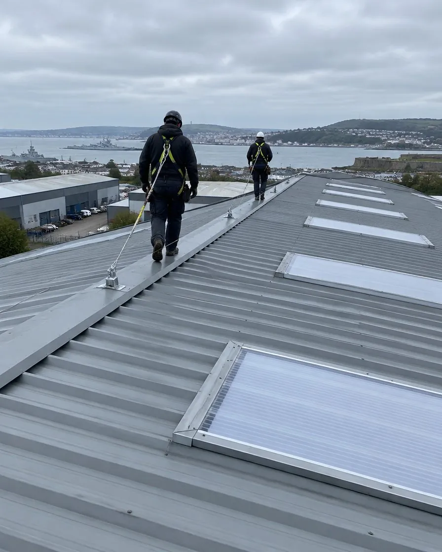 Commercial roofing in Lostwithiel