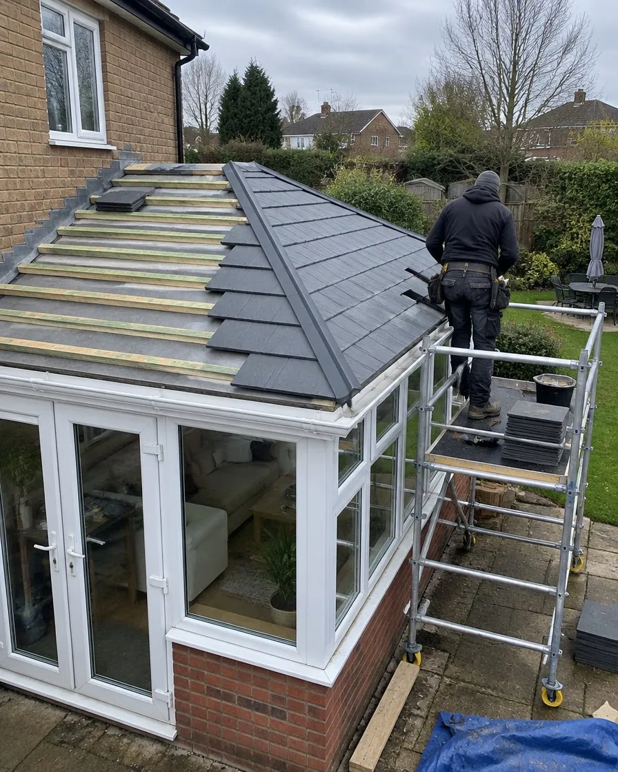 Conservatory roof replacement in Lostwithiel