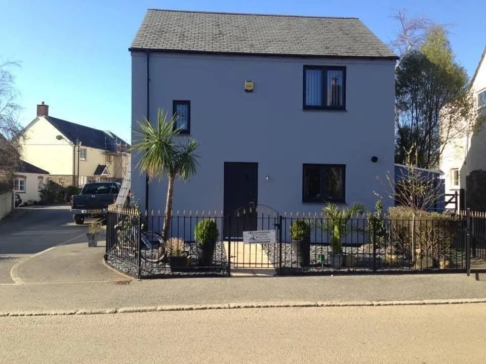 Finished exterior painting and roofline work in Lostwithiel